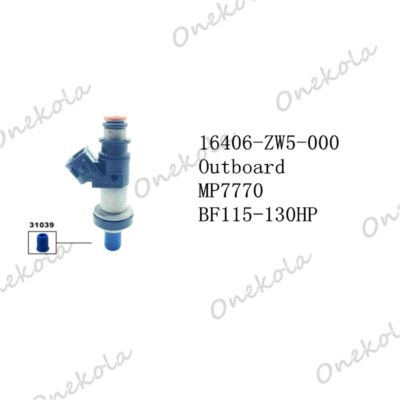 100pcs Fuel injector repair kits pintle cap 10.9*12.5mm for 16406-ZW5-000  Honda Outboard MP7770 4 Stroke BF115-130HP