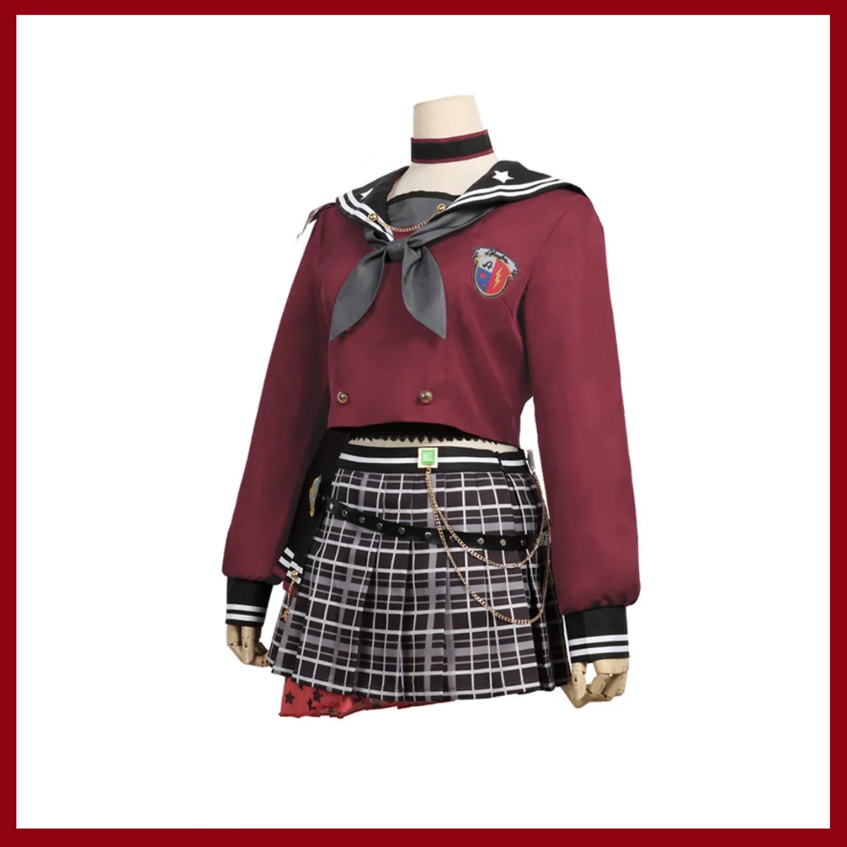 Anime BanG Dream! Mitake Ran Cosplay Costume Afterglow Wig Team Members Uniform Skirt Full Set Woman Sexy Kawaii Christmas Suit