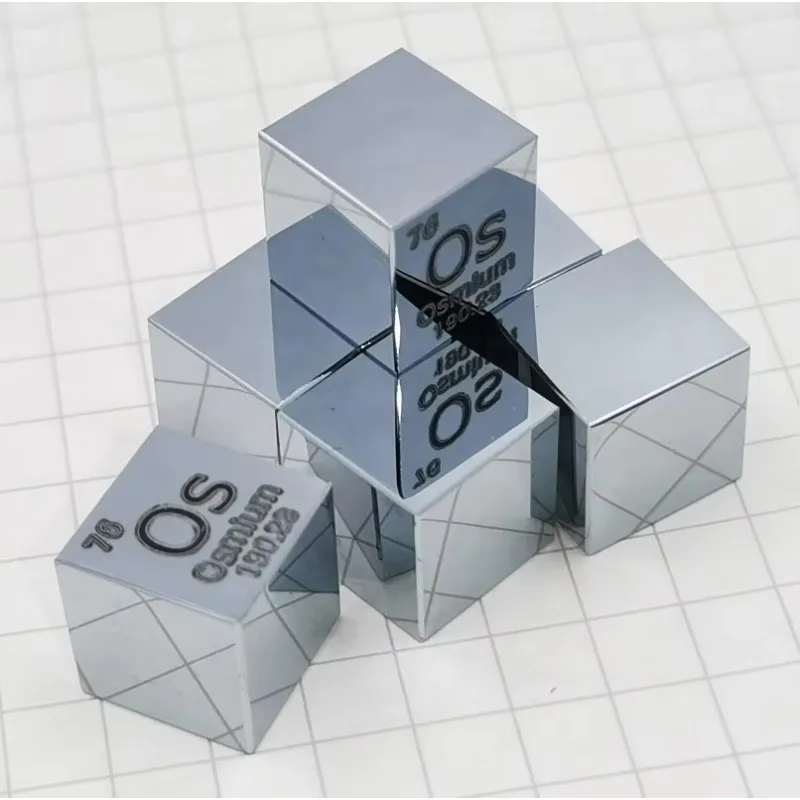10mm Powder Sintering Osmium Cylinder Os Metal Particles Osmium Cube High Purity Raw Material Factory Supply