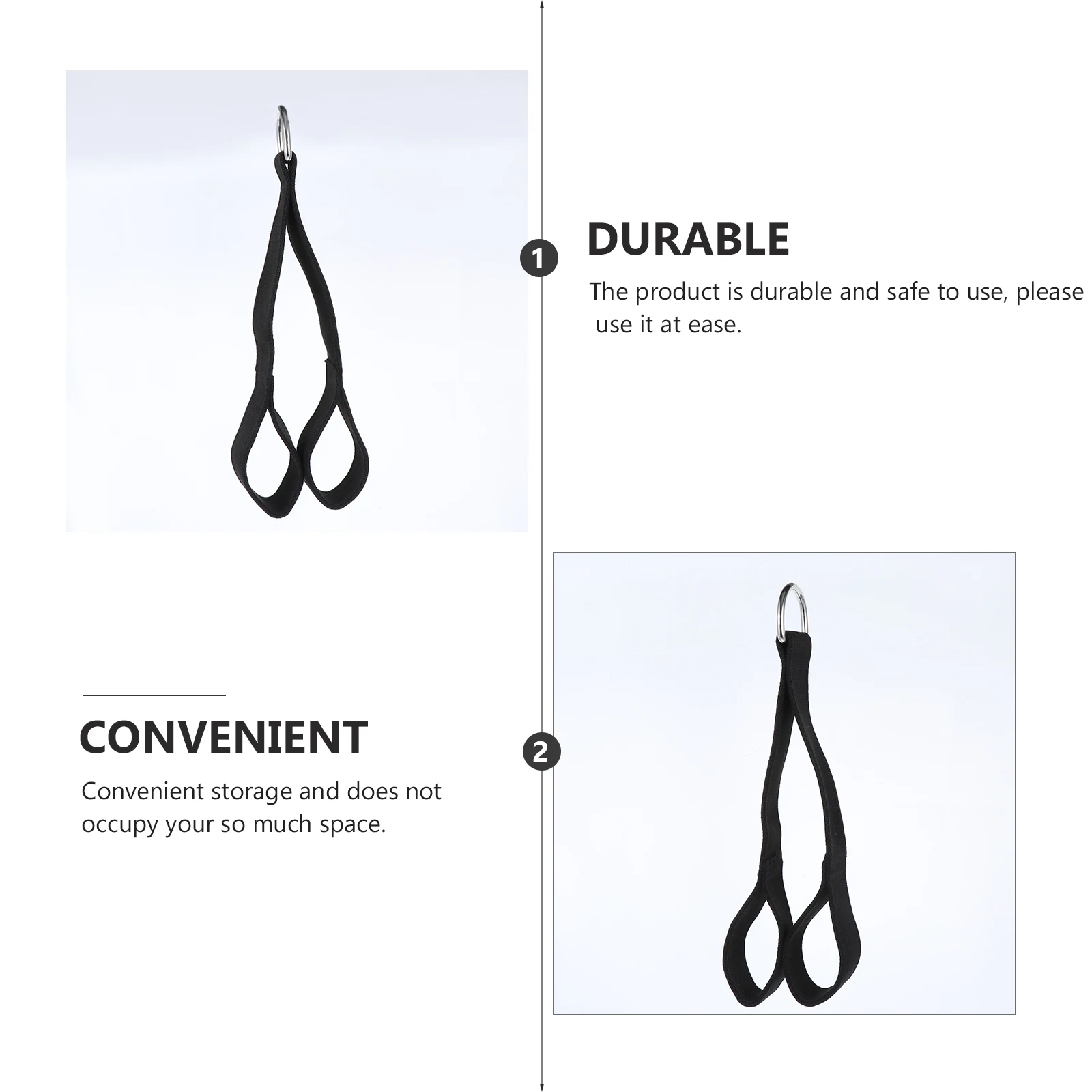 Cuerda de resistencia física, banda de extensión de tríceps de alta resistencia para brazo, pecho, entrenamiento muscular, herramienta de equipo de gimnasio en casa, 1 ud.