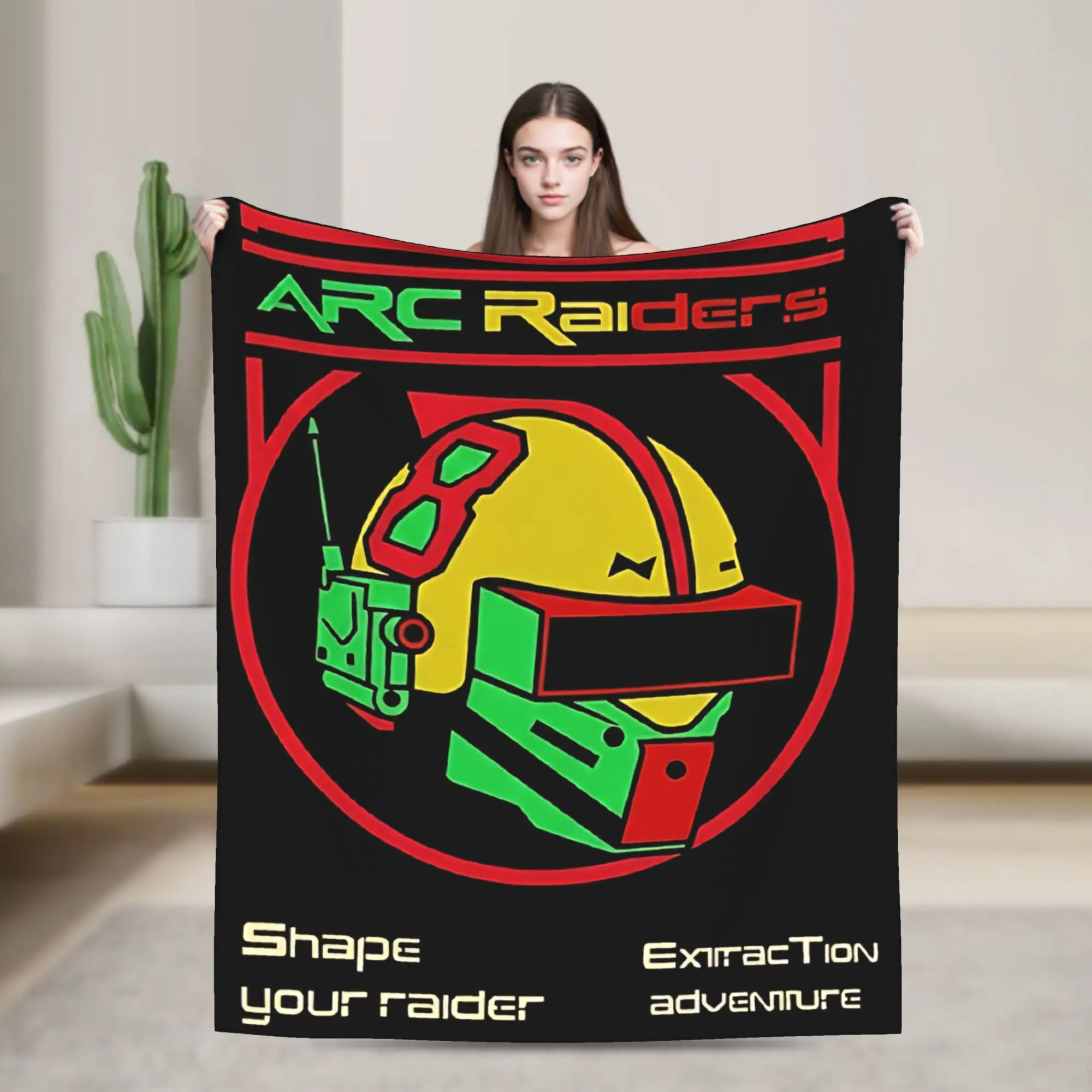 

ARC Raiders Spaceport  Throw Blanket for Couch Soft Fuzzy Plush Blanket 50x60 Inch Multi-size Bedspreads for All Seasons