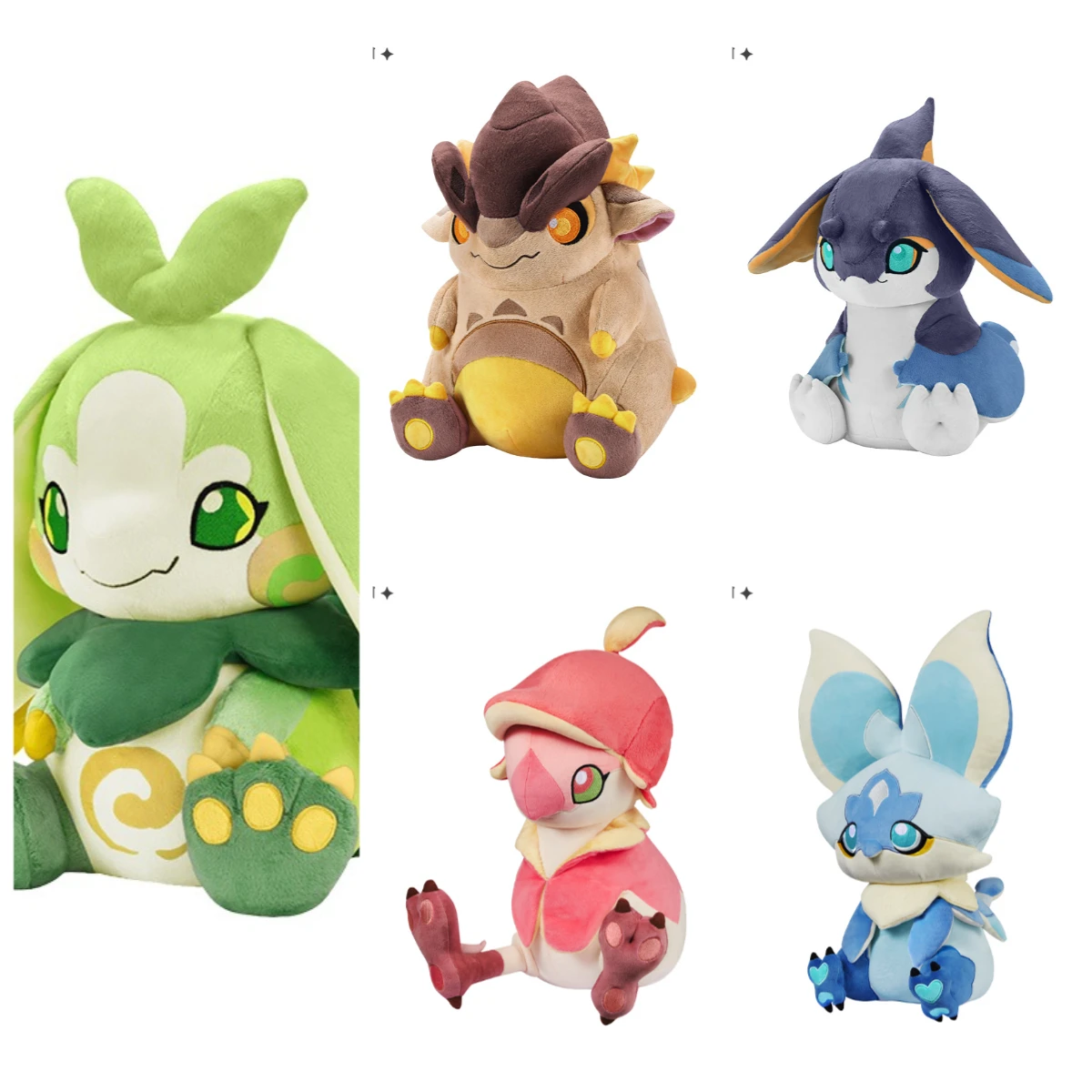 

Original Genshin Impact Natlan Dragon Tepetlisauri Koholasaurs Yumkasaur Cosplay Prop Stuffed Body Pillow Xmas Gift