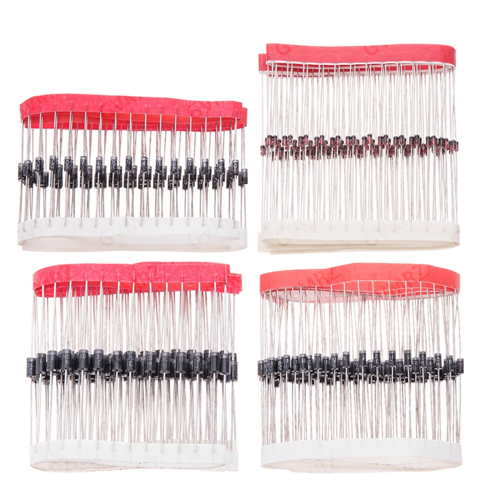 1N 1N5817 1N5819 1N60 Series Rectifier/Schottky Diode 1N5359B 1N60 1N914 Assortment Encapsulated Diode 1N4007 45mil 1N4148