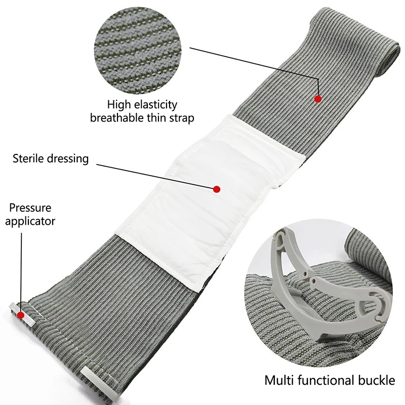 Verband noodverband, gevechtsbestendig compressieverband voor tactische trauma-sets, bloedingscontrole, 4 inch, 6 inch