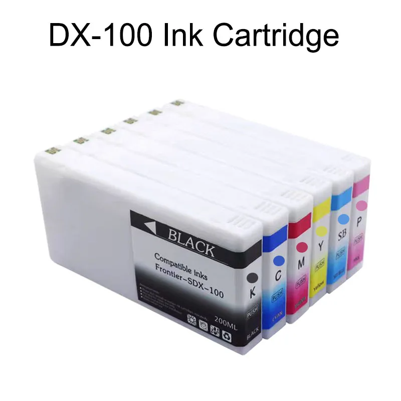 DX 100 DX-100 T7811-T7816 Ink Cartridge Dye-based Ink For Fuji Frontier-S DX100 T7811 T7812 T7813 T7814 T7815 T7816 Printers