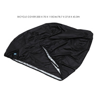 Waterproof Bike Cover Outdoor Protector Uv Dust Wind Proof Size Xl 200x70x110cm Portable Easy to Pack Up Waterproof Bike Cover