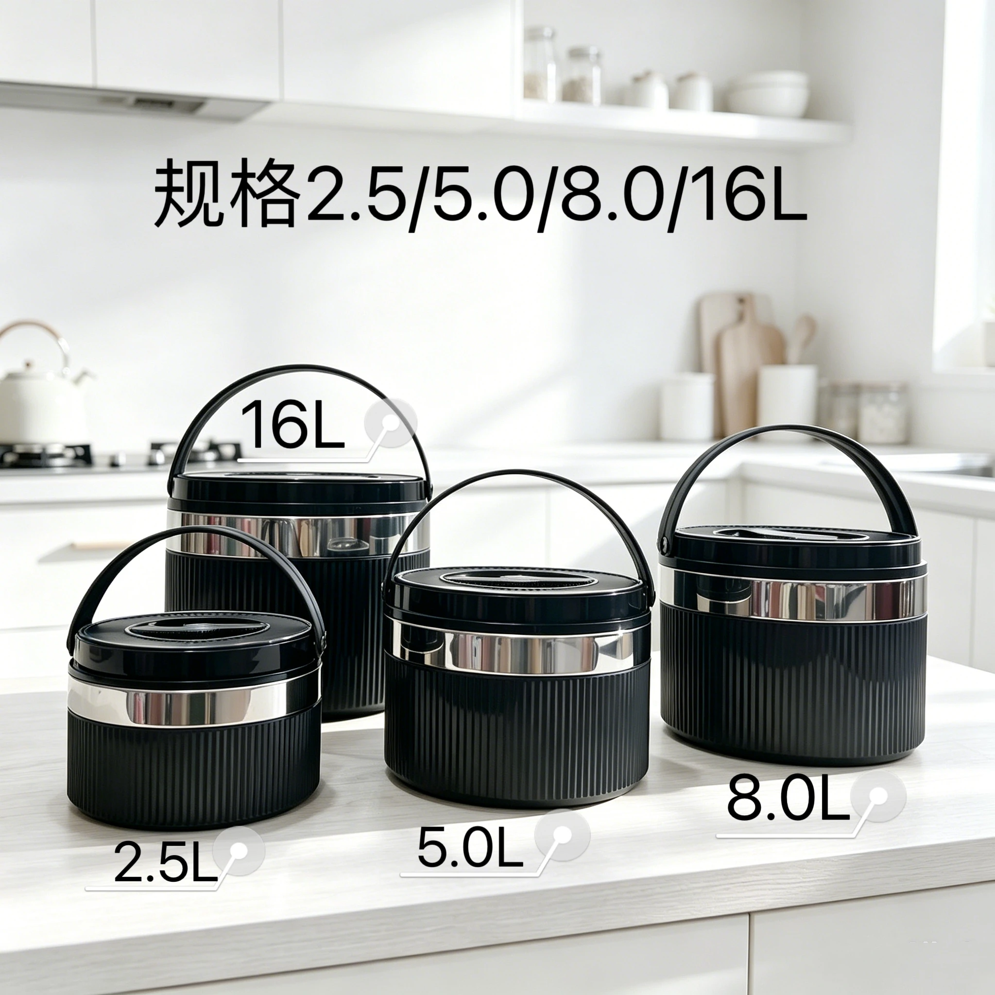 4 adet 2,5+5+8+16L Büyük Kapas - Food Storage Hot incelemesi ve fiyatı