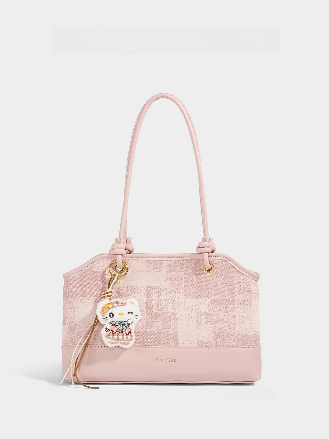  CharlieKitty 2026 New Style Tote Bag Exquisite Craftsmanship Leather Strap Square Shape Handbag for Women