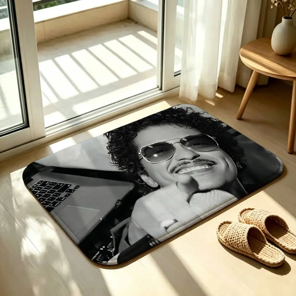 Singer B-Bruno M-Mars Bedroom Decor Carpet  for Living Room Thick Plush Study Floor Mat Home Fluffy Soft Rug