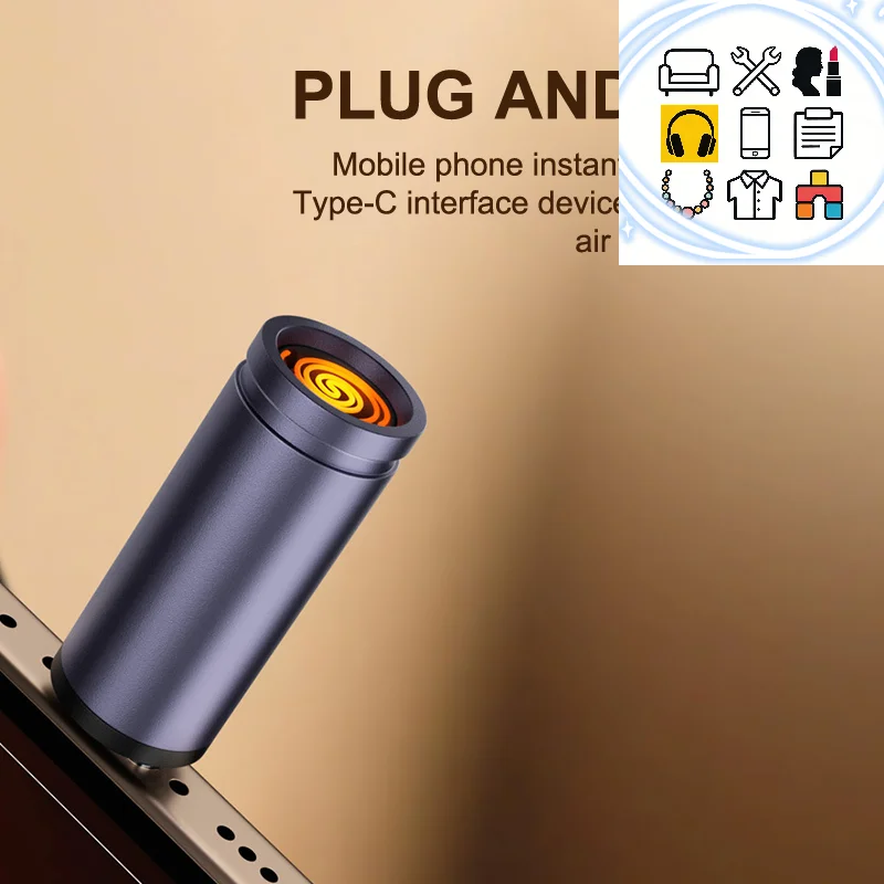Type C Mini Auto Shut-Off For Air Travel Outdoor No Battery No Flame Portable Safety Adapter