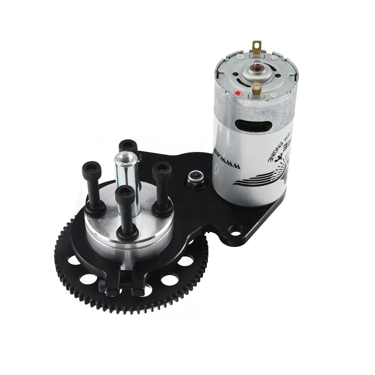 Brush Motor Electronic Starter with Electronic Breaker Switch for DLE60 Twin Engine RC Aircraft Accessories