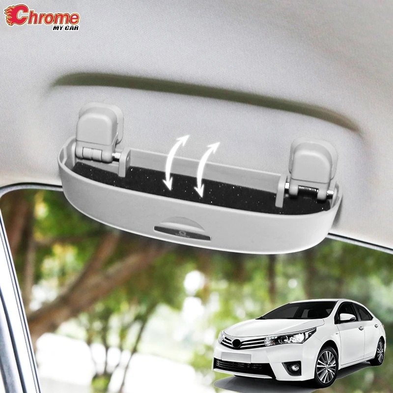 Car Accessories For Toyota Corolla Altis E170 2014 2015 2016 2017 Sunglasses Holder Glasses Case Cage Storage Box Container