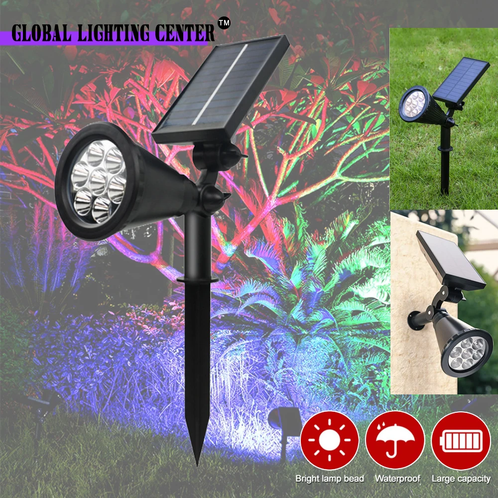 4/7/18/20led Solar Gazon Lamp Ip65 Waterdicht Landschap Licht Buitenverlichting Solar Vierkante Villa Gras Tuinlampen Grond Licht