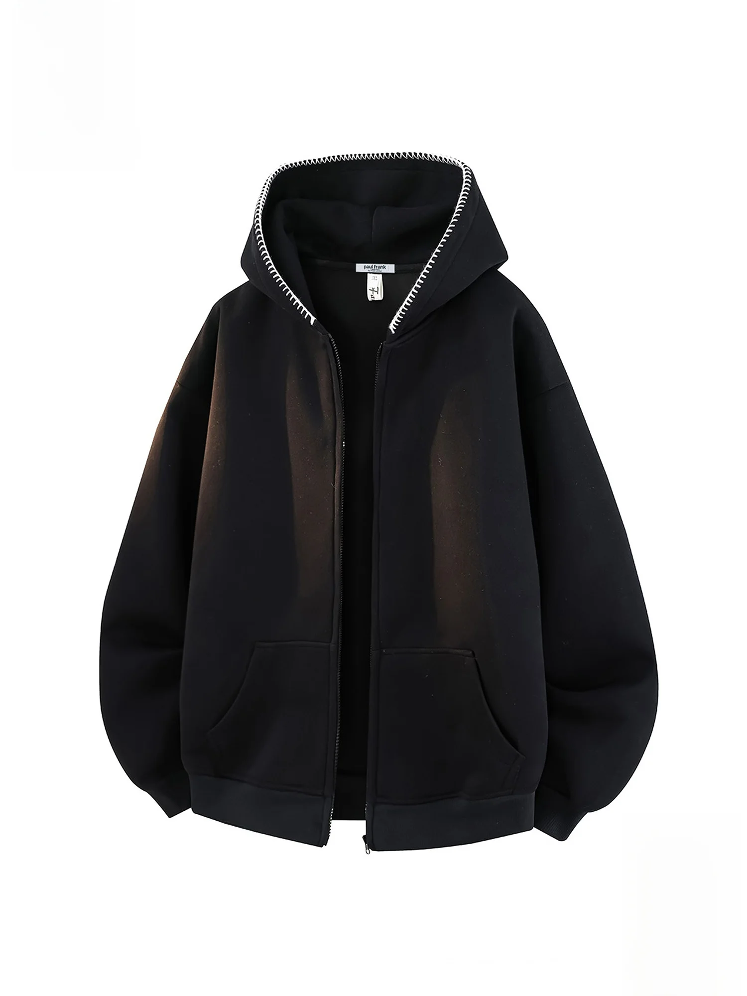 

PaulFrank Monkey Design Hoodie Long Sve Men's Sweatirt Spring New Simple Loose Casual Jaet Polyester Cotton Blend