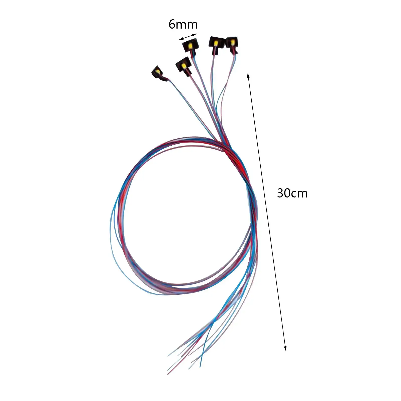 Smdwired Prewired smlights ، رقاقة لحام مسبق ، لعبة مشاهد ، HO Mini ، 5 صانعة