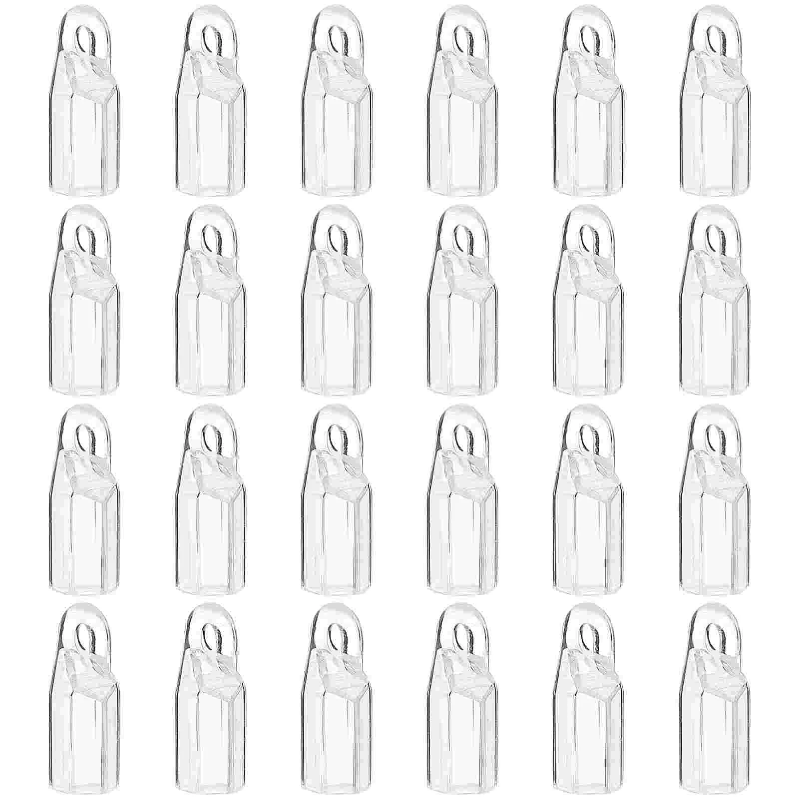 24 Pcs Venetian Blind Handle Curtain Rod Hook Tilt Wand Hooks Rods for Windows Tip Replacement Accessories Hanger