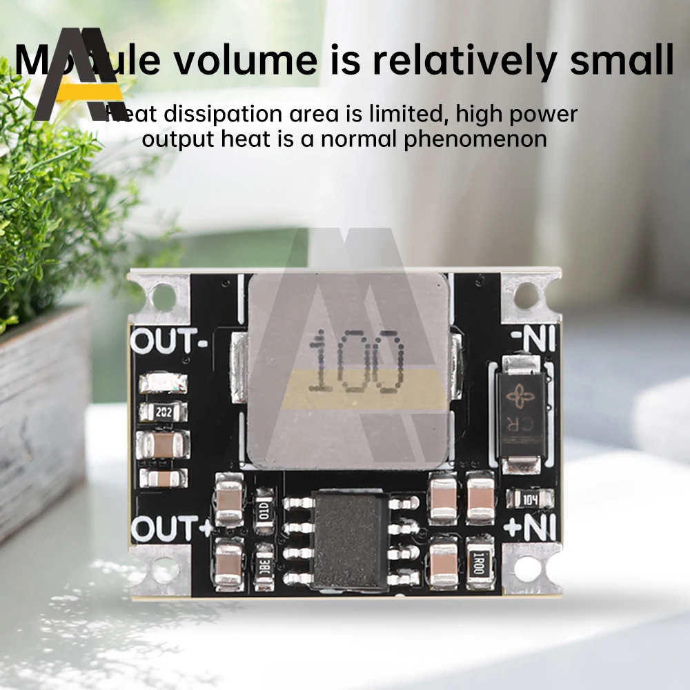 وحدة إمداد الطاقة منخفضة التموج DC باك ، منظم طاقة عالي ، 5A ، 6V-40V إلى V ، 5V ، 12V