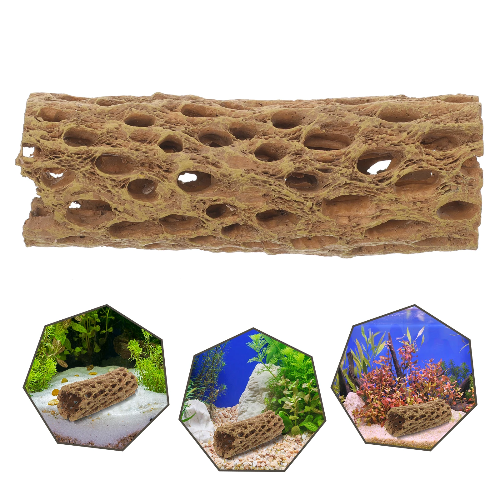 

Shrimp House Ornaments Lifelike Resin Cave Aquarium Decor Durable Sturdy Shrimp Habitat Hideaway Nest Shelter Fish Tank