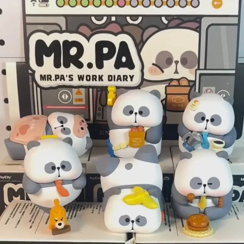 MR.PA Work Diary Series Blind Box MR.PA Mystery Surprise Box Guess Bag Doll Statue Model Decor Office Ornament Birthday Gift Toy