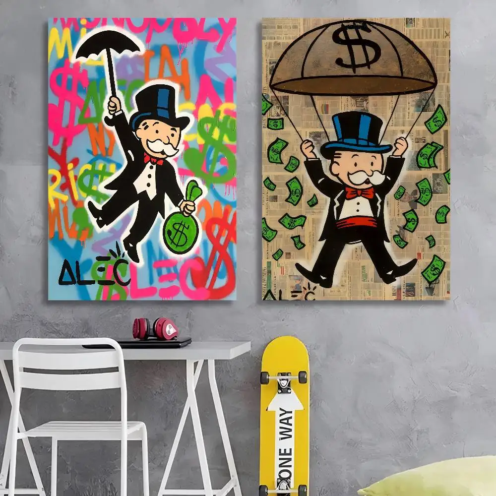 أليك احتكار الكتابة على الجدران الفن المال الفيلم لزجة الملصقات الرجعية كرافت ورقة ملصق DIY بها بنفسك غرفة بار مقهى الجمالية الفن طلاء جدران