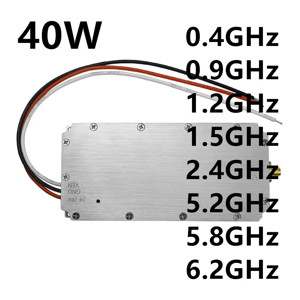 40 W 50 W 0,4 GHz 0,9 GHz 1200 1500 5200 5800 6000 Moduł wzmacniacza licznika