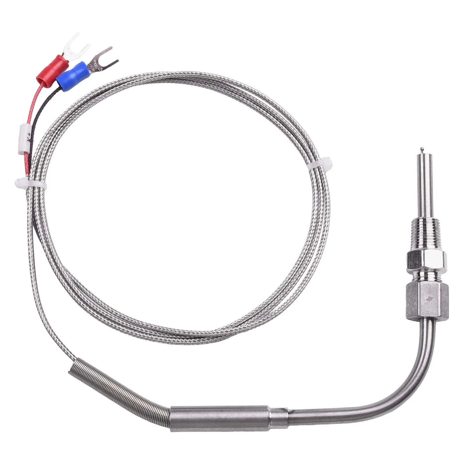 EGT K Type Thermocouple Stainless Steel Temp Probe Temperature Sensors Thermocouple -100-1250°C 1/8\