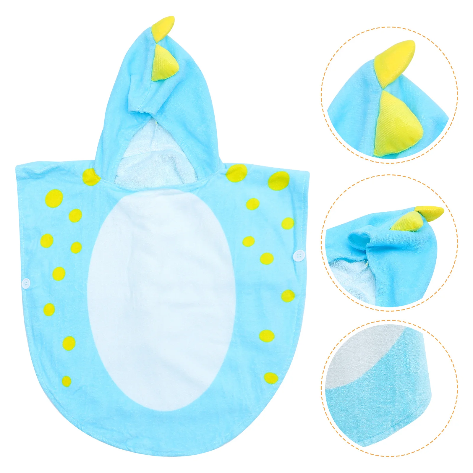 

Children Bath Towel Cape Absorbent Dinosaur Cloak Cartoon Shower Gift Toddler Bathrobe Cotton Newborn Infant
