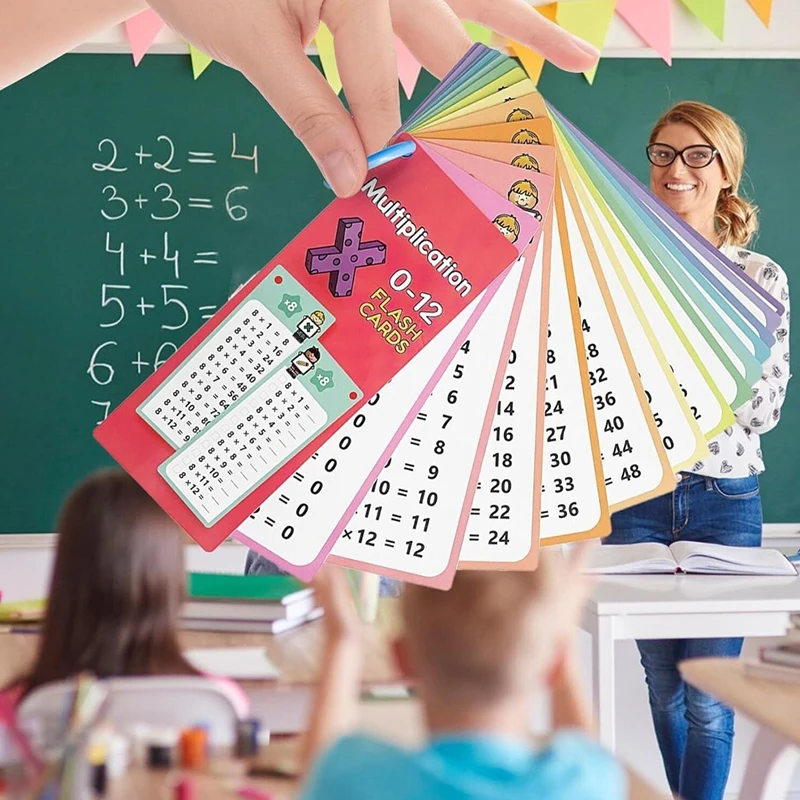 1 Set Bambini Matematica Pratica Flash Card Grafico Riutilizzabile Montessori Puntelli Didattici Conteggio Carta da Gioco Giocattoli di Illuminazione In Età Prescolare ZYF