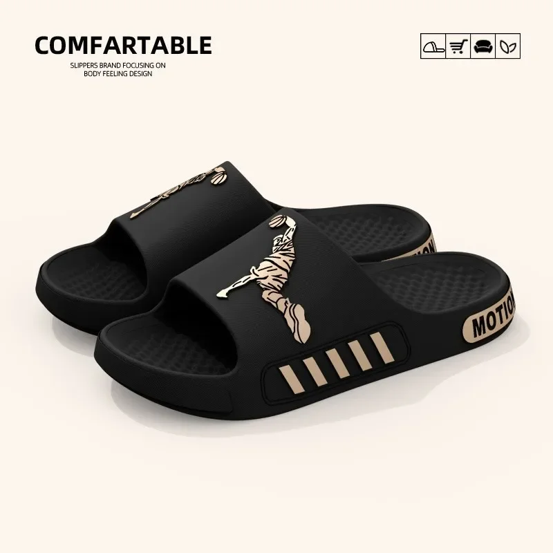 

Trend Casual Men's Slippers EVA Soft Thick Bottom, Home Bathroom Outdoor General-purpose Non-slip and Wear-resistant Sandals