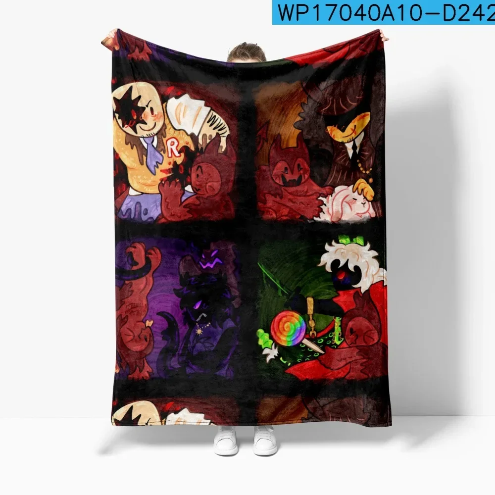 

New ROBLOX Game Character Creative Peripheral Cute Blanket Flannel Print Warm Soft Home Bedroom Blanket Supplies