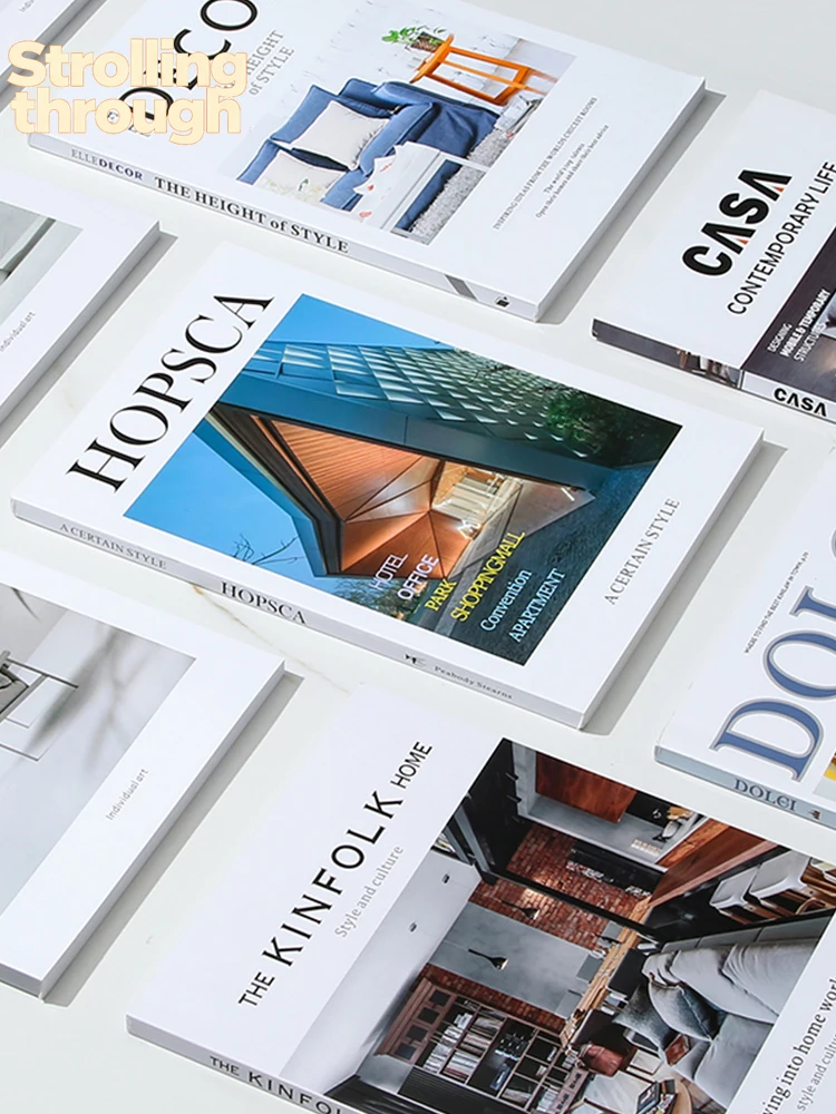 

Минималистичные современные декоративные книги-муляжи для фотосъемки в стиле Ins, реквизит для декора, украшения для дома