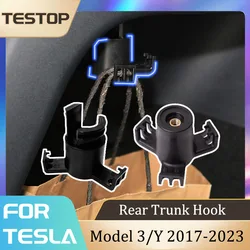 Gancho do porta-malas traseiro para Tesla modelo 3 2017-2023 modelo Y 2021-2023 acessórios cabide de carga saco gancho interior Tesla modelo 3/Y 2023