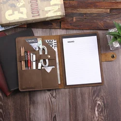 Vintage Diaries A5 size Journals notebook genuine leather personal planner note book grey black brown travel Sketchbook cool