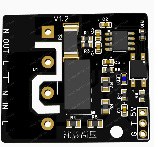 220V AC Voltage and Current Acquisition Chip Charging Pile Power Metering Module HLW8032 Serial Output