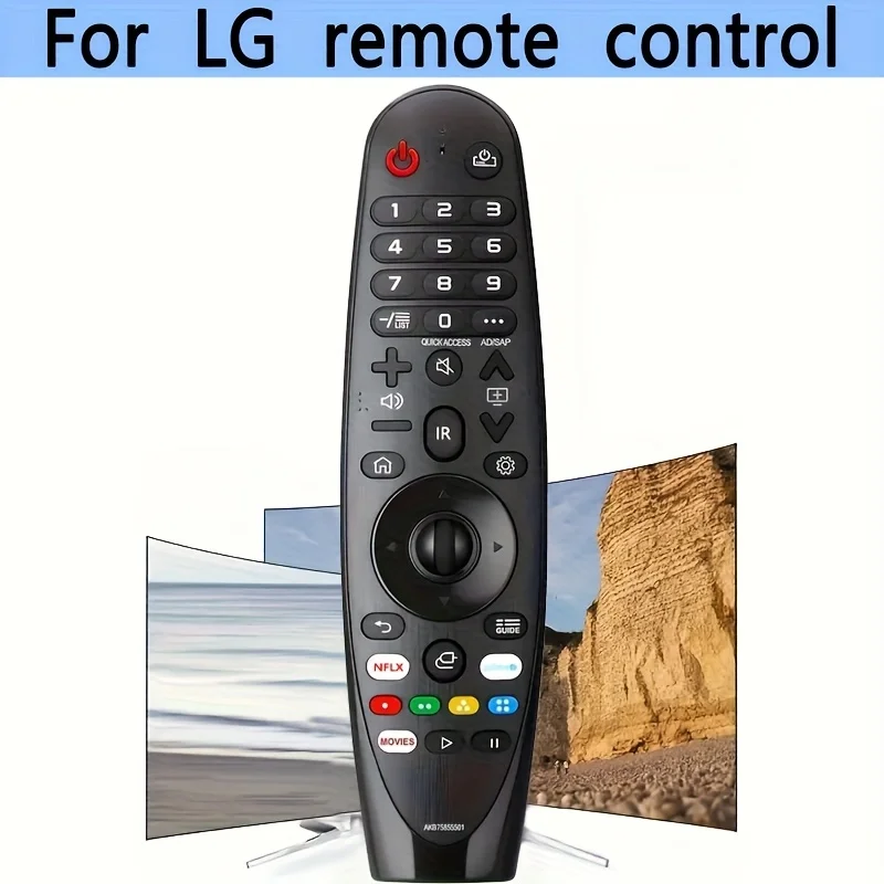 Suitable for All LG TVs, AKB75855501 AN-MR20GA (Without Voice and Pointer Functions), with Wheel Function, Smart Remote Control,
