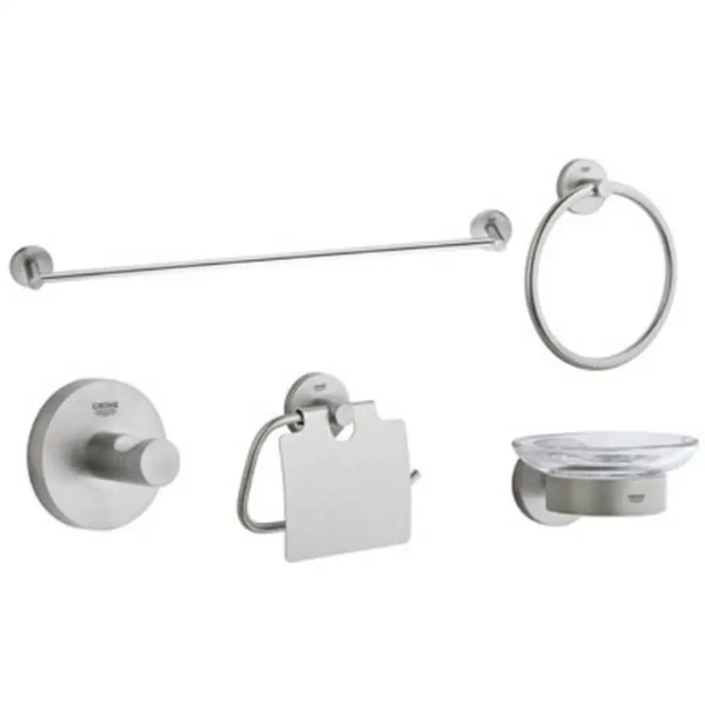 Essential Bathroom Accessory Set  StarLight Finish 24