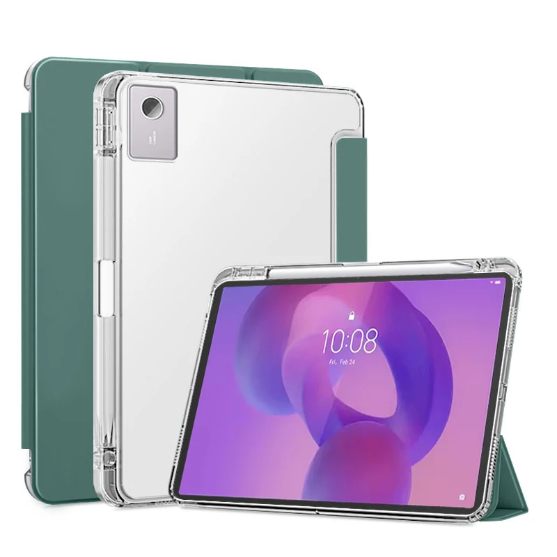 Lenovo Idea Tab Plus 12.1 ケース、ペンホルダー付きレザーソフト