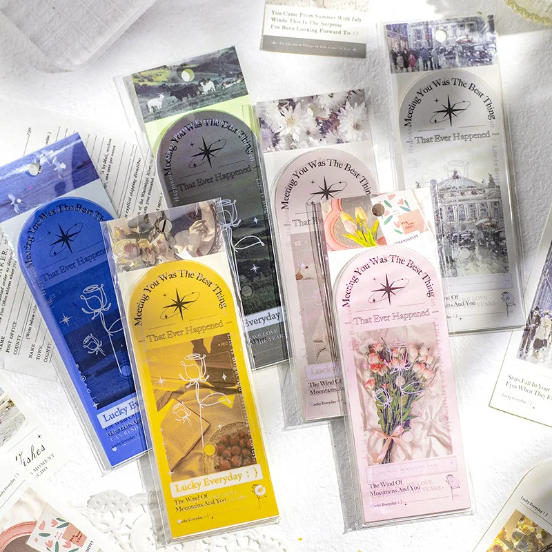 10pcs/pack Kirishima Tour Bookmarks Gift Creative Retro Paper + PVC Beautiful View Bookmarks