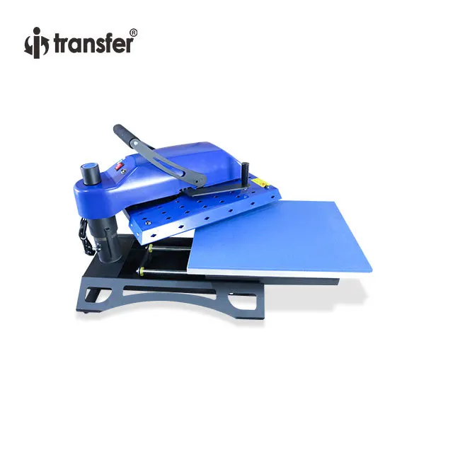 Scuotendo la testa macchina manuale per il trasferimento di calore pressa per magliette 40x60 cm piccola macchina per il trasferimento di calore da stiro piatto