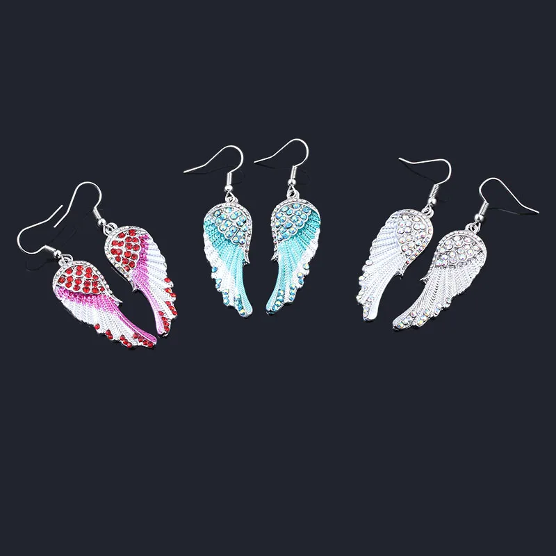 Cartoon Wings Of Angels Earrings Christmas Gifts Pure Senior Earrings For Man Women Individual Trendy Jewelry Design Sense Gift