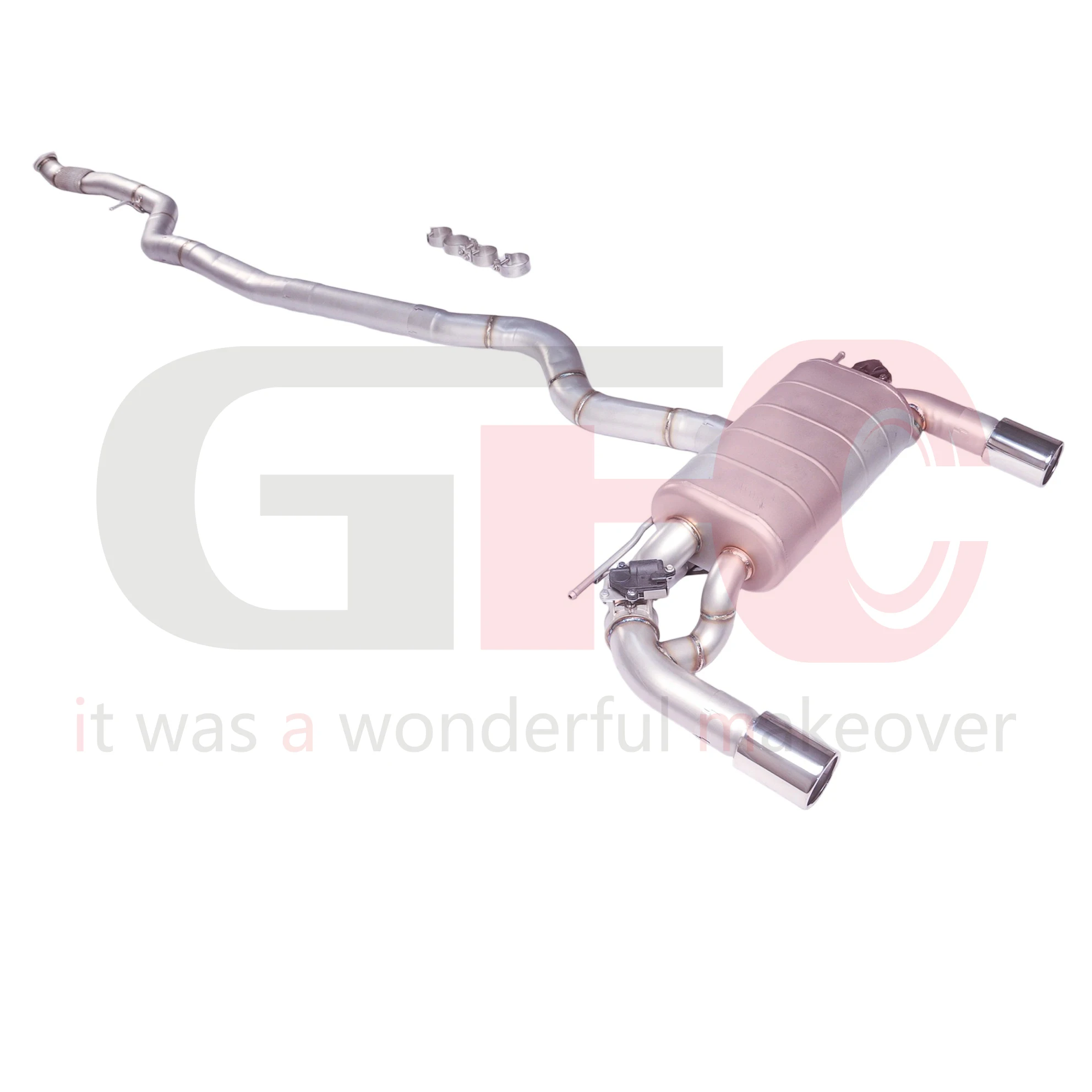 

[L]The Valve Muffler Exhaust System is applicable to the cat-back exhaust system of the BMW 335i N55 3.0T F31 model
