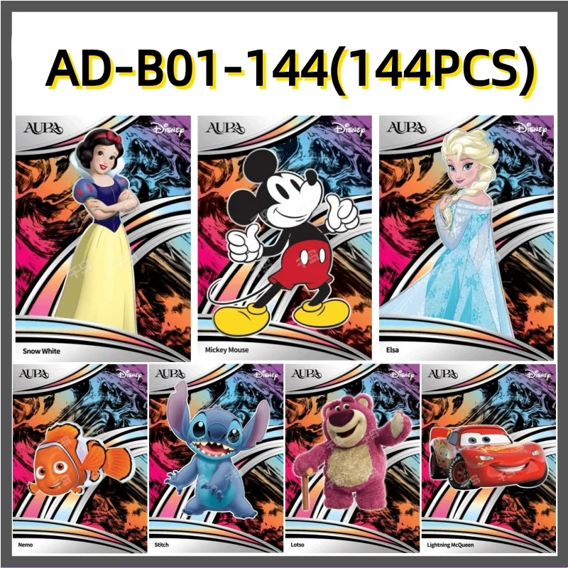 

KAKAWOW Original 2025 AURA Edition DisneyTrading Cards Genuine Cartoon Art Series Trading Collection Card Children Gift