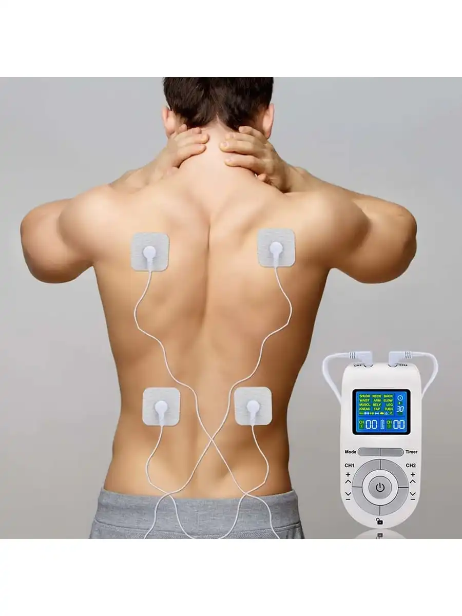 

New Electric Ten Muscle Stimulator Ems Facial Body Massager Digital Therapy Pioneer Massage Tool Electric Stimulator