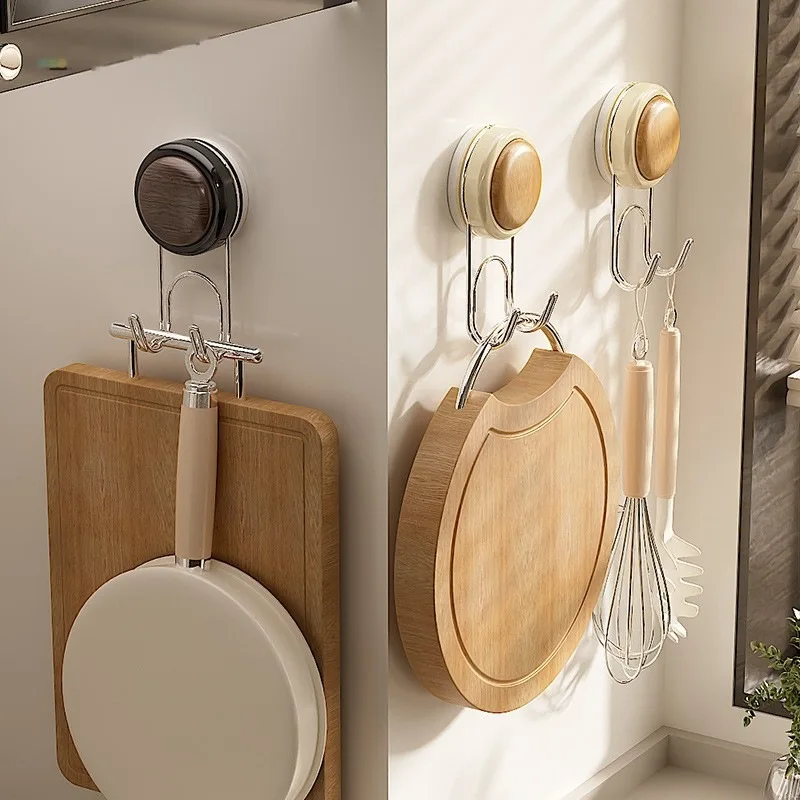 

LMM suction cup kitchen cutting board hook non-punching chopping board placement rack non-marking spatula hook