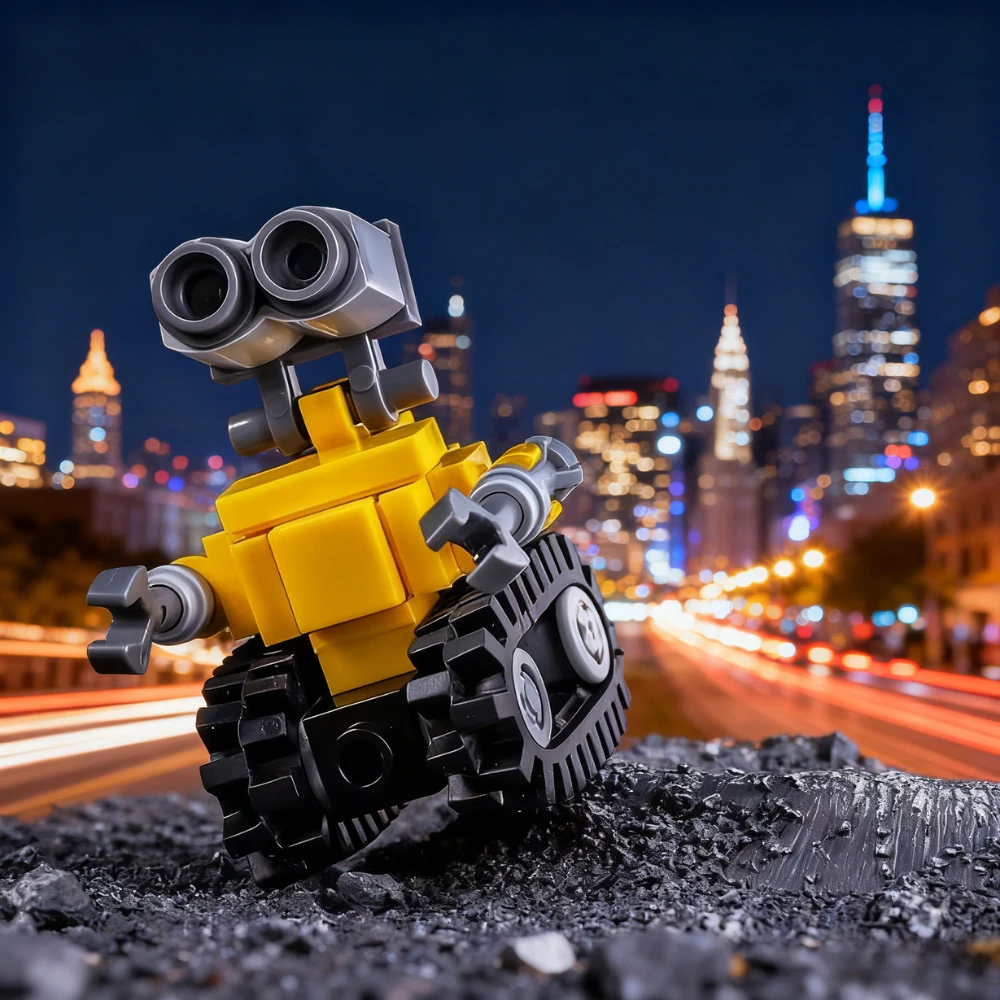 Disney película Robot pared E bloques de construcción MOC muñecas espacio Mecha MOC ladrillos figuras de acción de juguete adultos niños regalos de navidad DIY