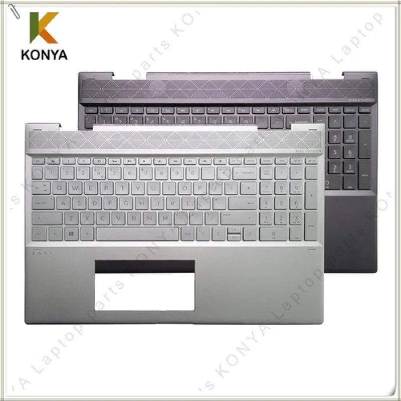 

Для ноутбука HP ENVY X360 15-CN CP AG TPN-W134: верхняя крышка (палмрест) с клавиатурой