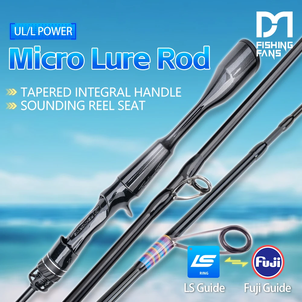

FISHINGFANS ORCA UL LS/FUJI O Guide Spinning Casting Cross Micro Lure Rod Fishing Rod