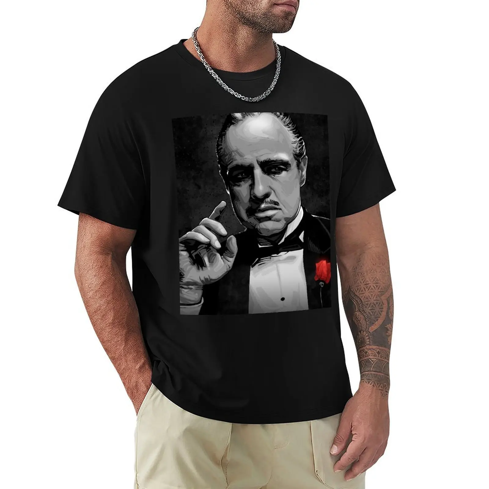 

The Godfather T-Shirt Casual Fashion Short Sleeve Cotton T-Shirt