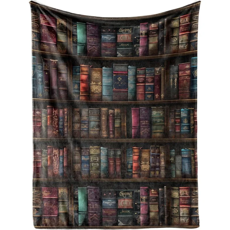 

Плед для любителей книг - Пледы для клубов, библиотекарей, читателей и любителей литературы - Подарки для любителей книг на день рождения, Рождество