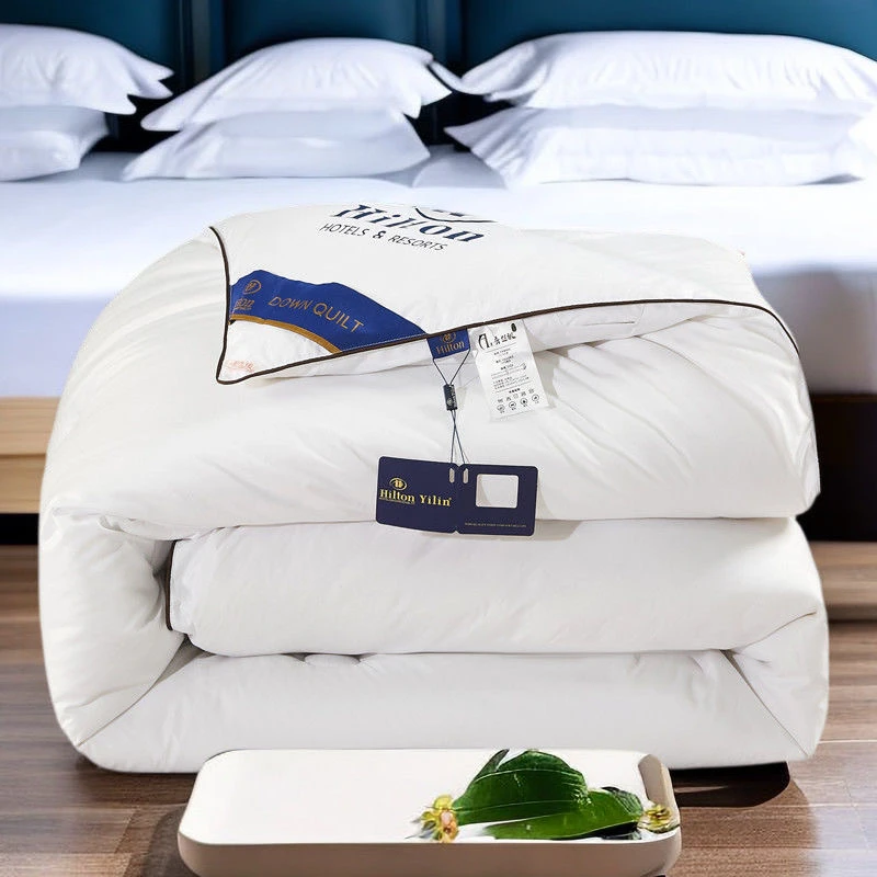 Hilton Hotel down Alternative Comforter Thickened Warmth 6kg for Winter Spring Summer Autumn Single Double Dormitory Use
